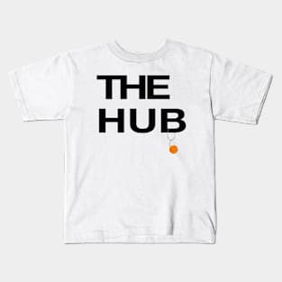 The Hub Black Font Kids T-Shirt